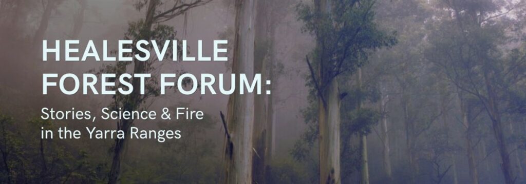 Photo for Healesville Forest Forum: Stories, Science & Fire in the Yarra Ranges